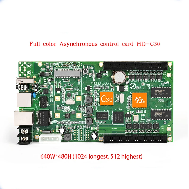 HUIDU C10 C10C C30 асинхронный автономный СВЕТОДИОДНЫЙ проектор видео на стену