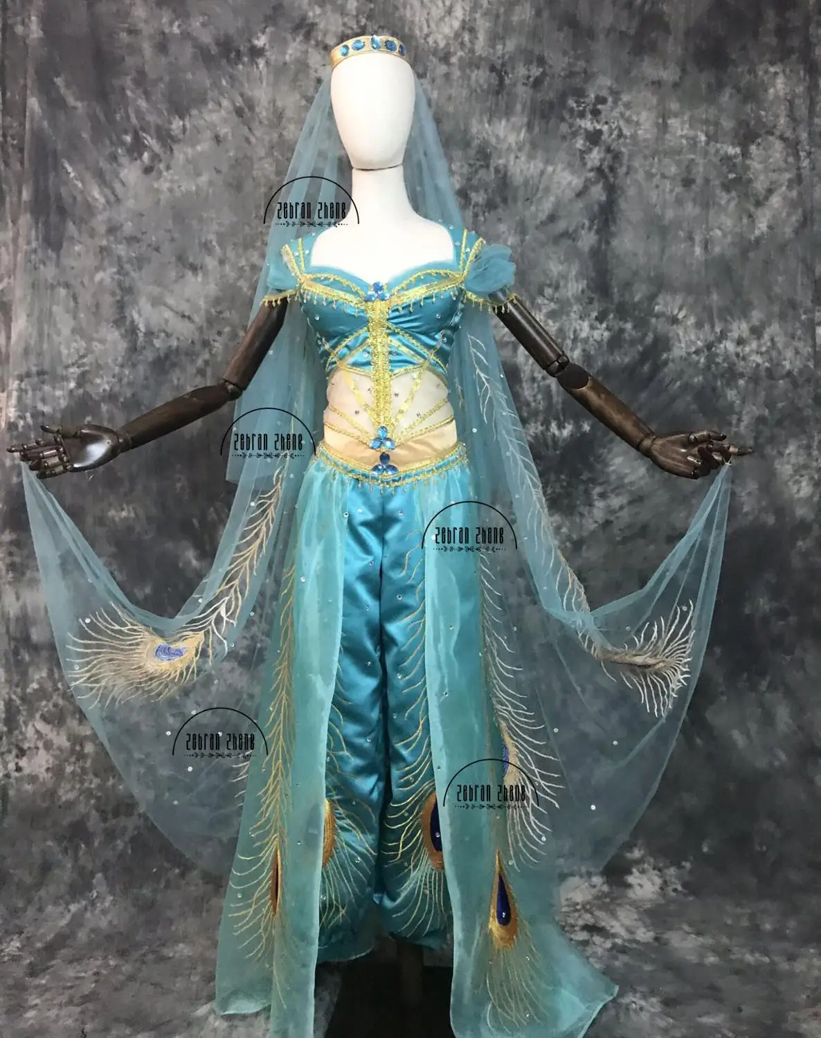 

Новый костюм принцессы жасмин высокого качества с вышивкой для косплея для взрослых женщин девочек костюм для хэллоуивечерние