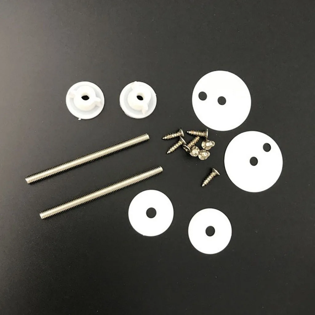 Toilet Seat Hinge Replacement Chrome Toilet Mountings Zinc Alloy With Fittings for MDF Wooden Toilet Seat Resin Toilet Cover