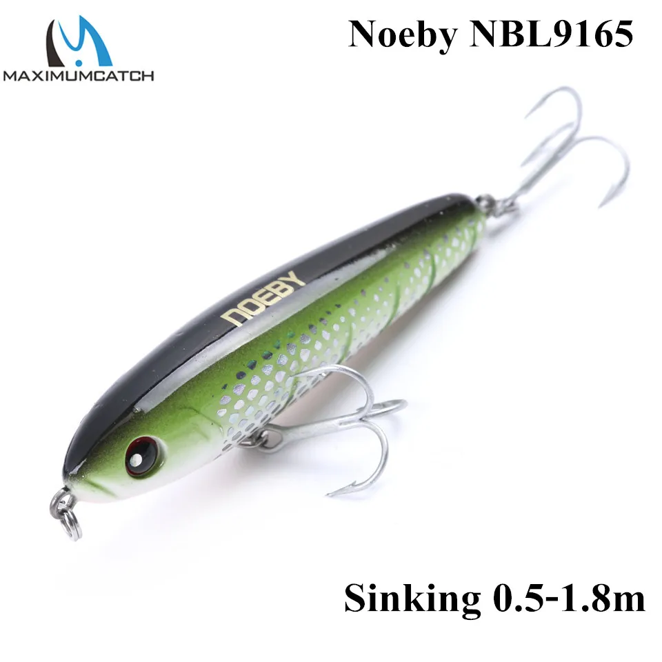 NOEBY Minnow 75 мм 28 г рыболовные приманки, 0,5-1,8 м Leurre Dur Peche, жесткие приманки soule Shad с французским VMC крючком