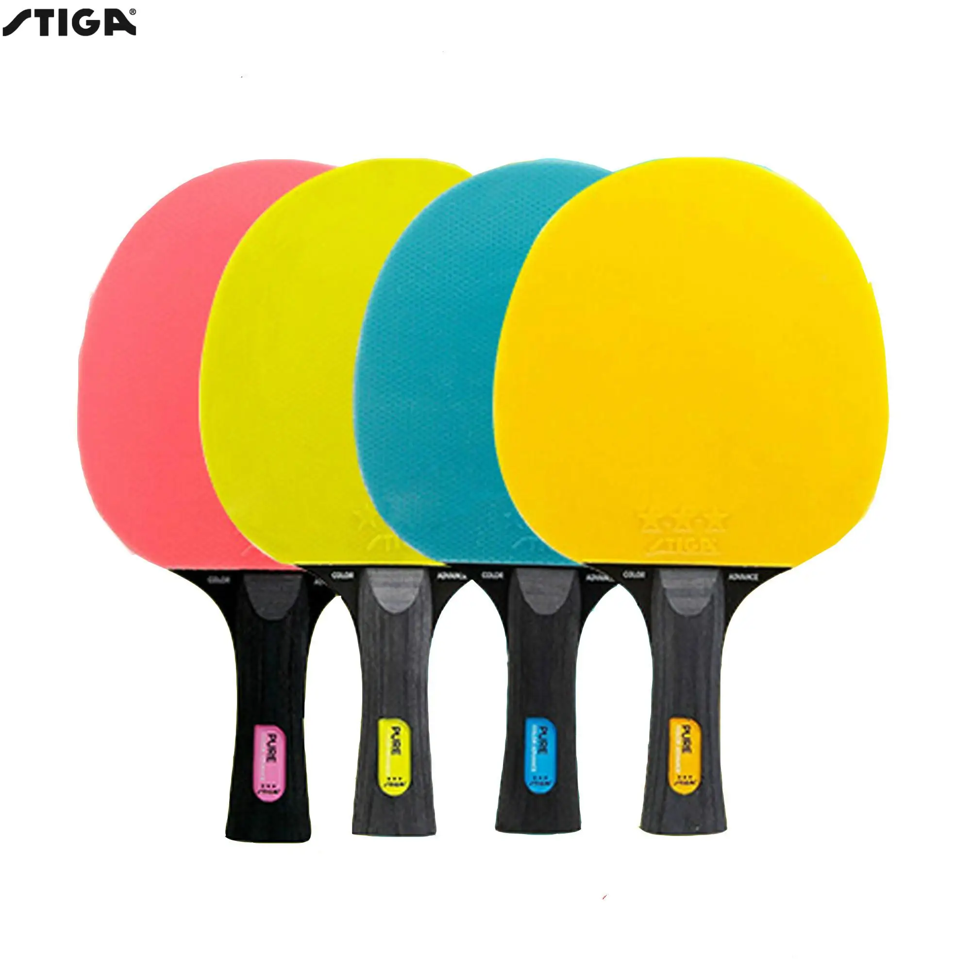 stiga чистый настольный теннис ракетки цветная настольная Теннисная ракетка плеер готовые ракетки спортивные ракетки stiga