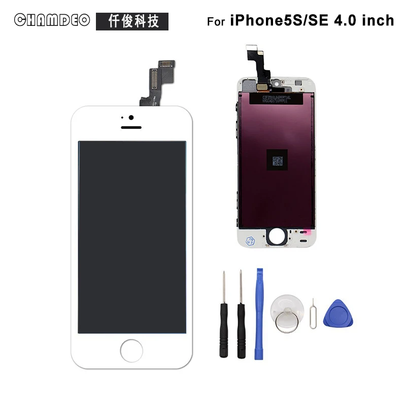 CHAMDEO for iPhone 5S 5SE LCD Display Touch Screen Digitizer Assembly Replacement Part iPhone5S 5 5C Full Tested | Мобильные