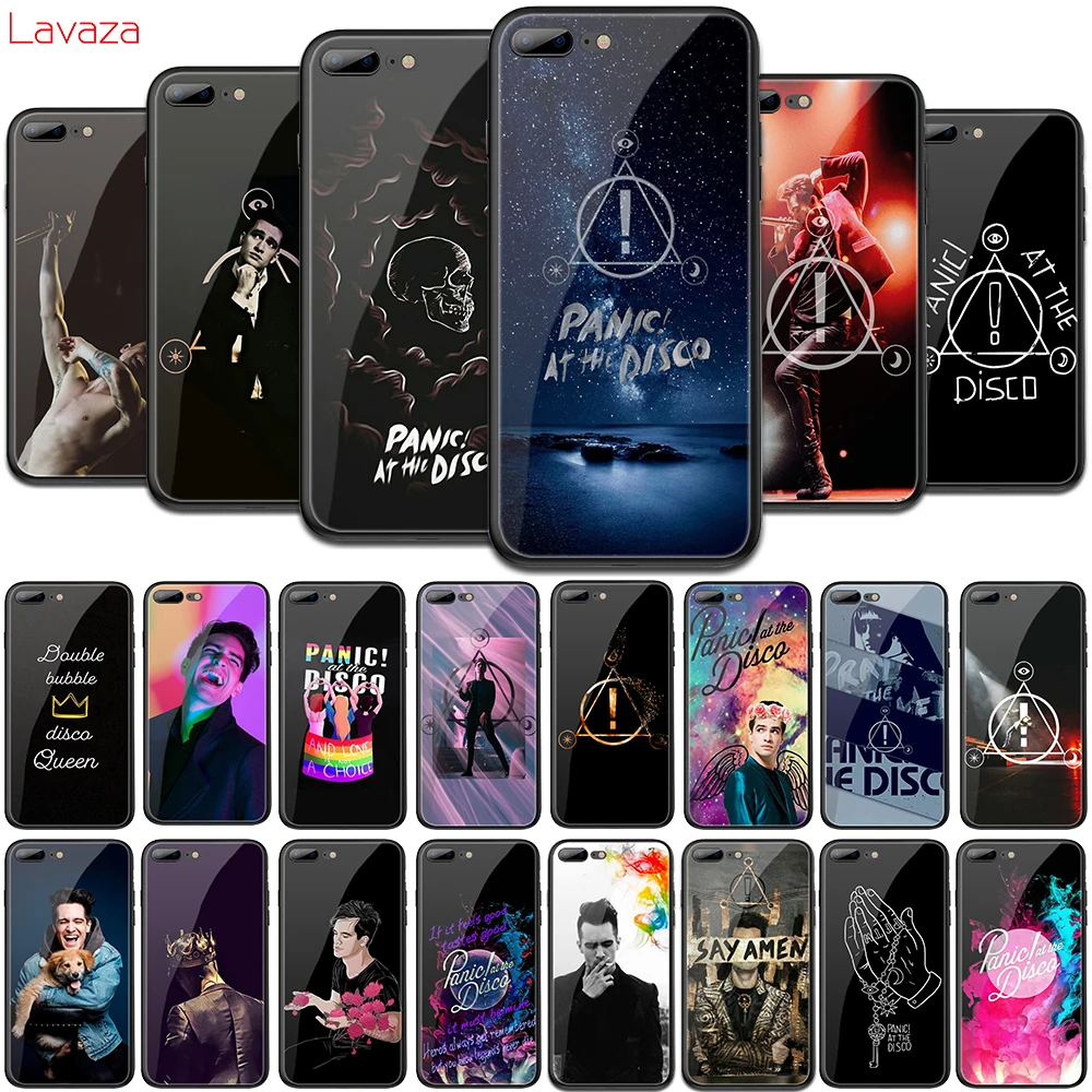 Lavaza Panic! At The Disco Tempered Glass TPU Cover for iPhone 6 6S 7 8 Plus 5 5S SE XR X XS 11 Pro MAX Case | Мобильные телефоны и