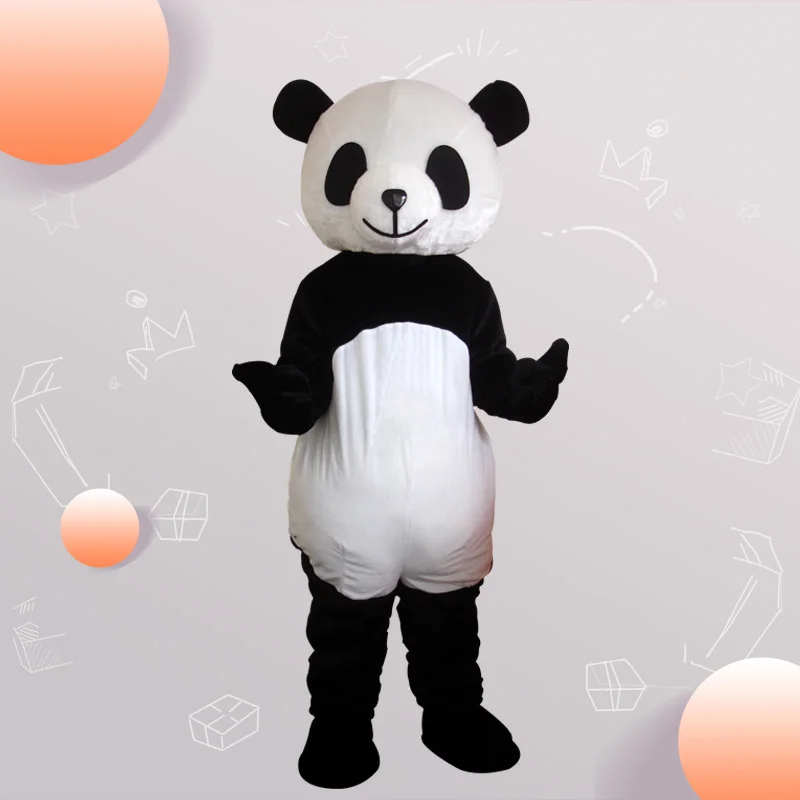 Китайский гигантский костюм панды талисман взрослый размер кунг-фу Панда талисман костюм кунг-фу Панда Рождество Косплей талисман