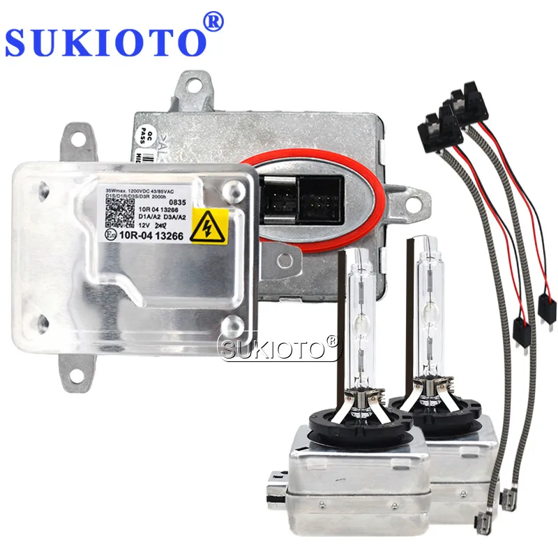 SUKIOTO ксеноновые фары для автомобиля D1S D3S Xenon HID Kit D1R D3R 4300K 8000K 35W электронный балласт