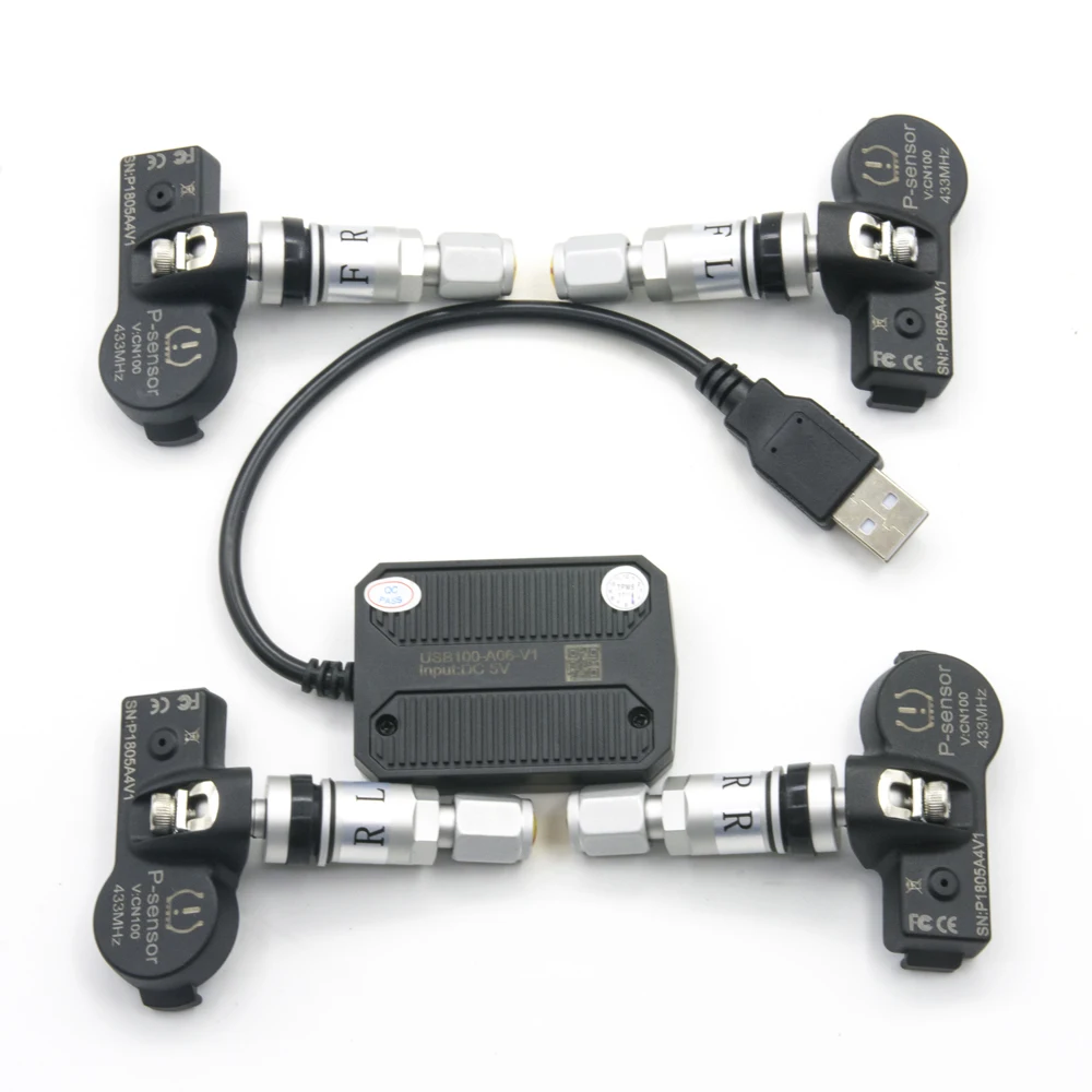 Owtosin TPMS Автомобильная Беспроводная система контроля давления в шинах для dvd-плеера автомобиля навигации