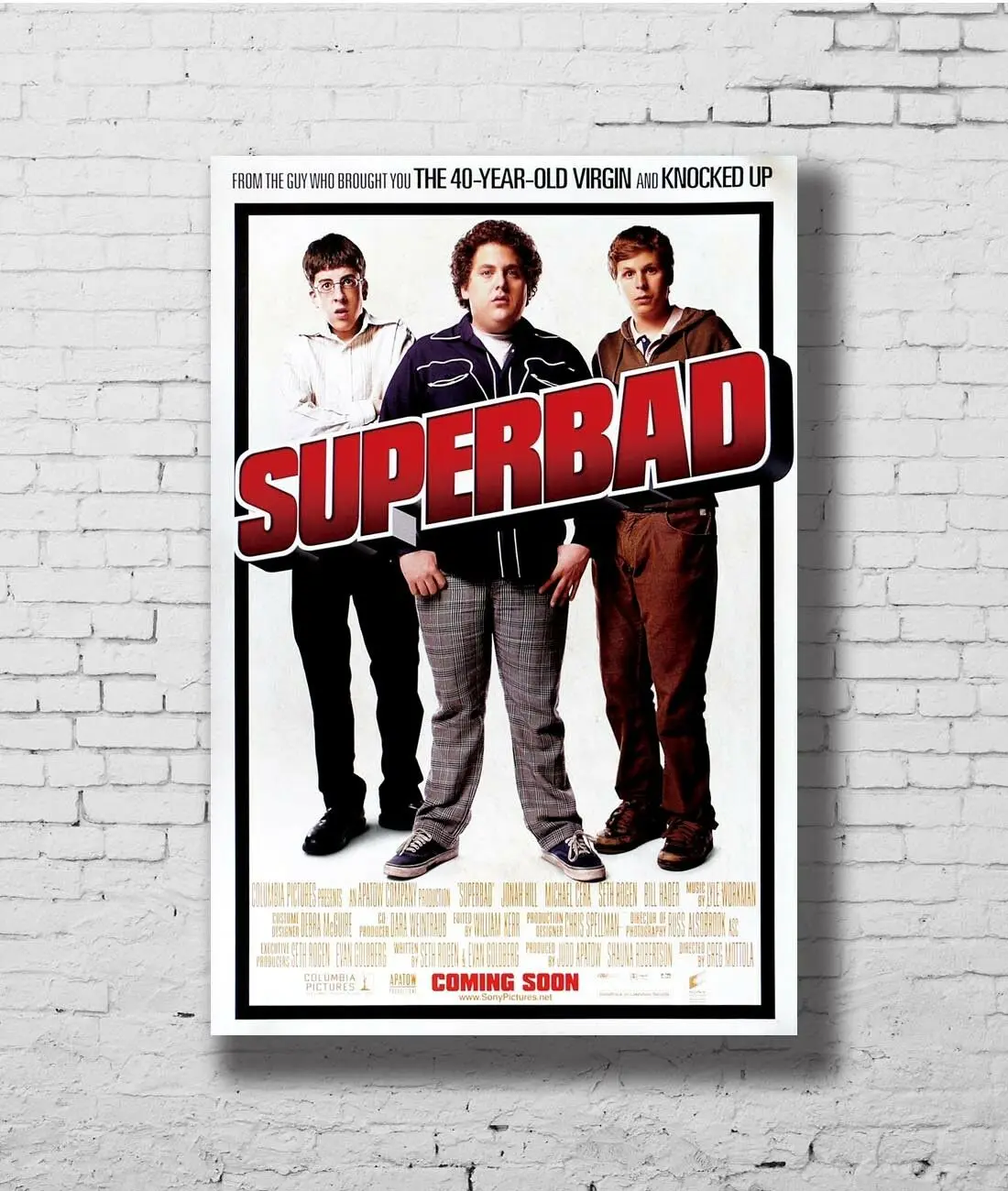 Q0943ポスターやプリント24 36スーパーバッドプラスチック07クラシック映画jonah丘マイケルセラアートポスターキャンバス絵画ホーム装飾 絵画 書道 Aliexpress