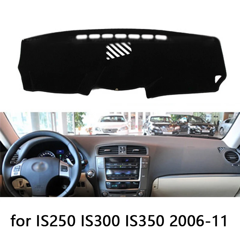 Tampas do Painel do Carro da Movimentação da Mão Direita e Esquerda Almofada da Máscara para Lexus Is250 Tapete Almofada Tapetes Acessórios Is300 Is350 2006-2011 14 Cheap Molduras interiores