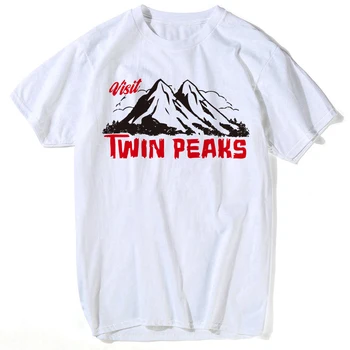 

Twin Peaks Men T shirt Retro Laura Palmer Fire Walk With Me Printed T-Shirts Hipster wummer women men tops tees plus size s-xxxl