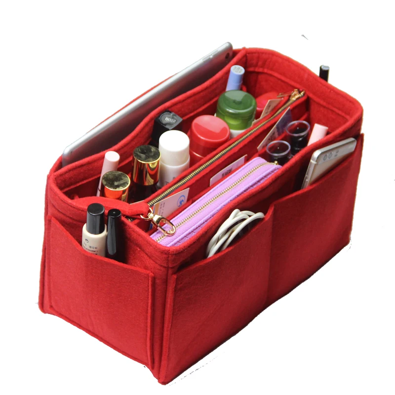 Factory Customizable Felt Handbag Organizer Bag In Bag Tote Organizer (w/Detachable Zip Pocket) Neverfull Speedy Insert Diaper Factory Customizable Felt Handbag Organizer Bag In Bag Tote Organizer (w/Detachable Zip Pocket) Neverfull Speedy Insert Diaper