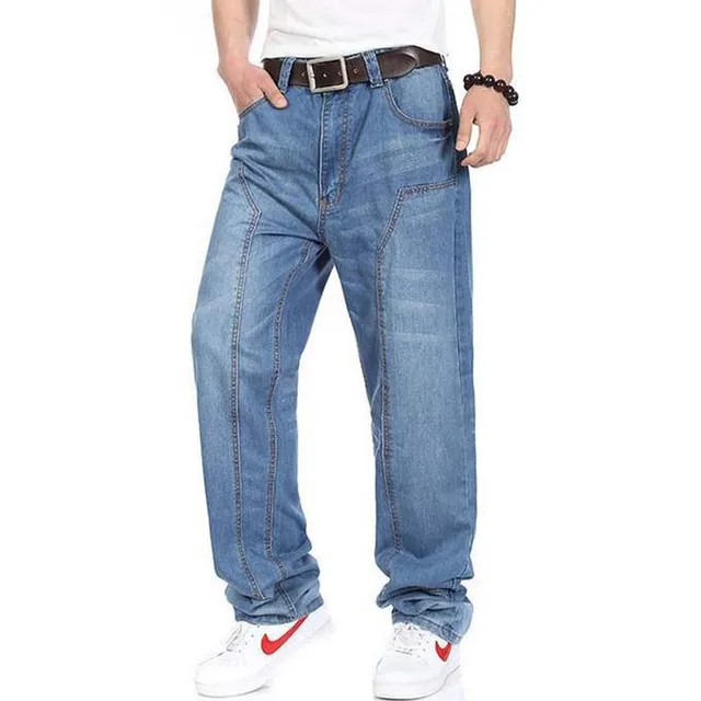 New 2017 Fashion plus size jeans men's hip hop trousers skateboard men ...