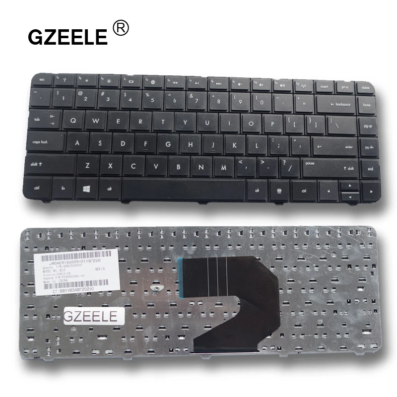 Новая клавиатура для ноутбука GZEELE английская черная HP Compaq Presario CQ57 CQ 57 CQ58 58