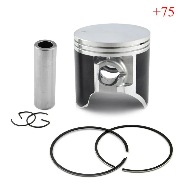 

TSR200 Piston Kit with Rings and Clips Motorcycle Engine parts Piston Set For Suzuki TSR 200 +75 Cylinder Bore Size 66.75mm New