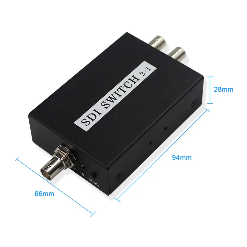 Wiistar переключатель SDI 2x1 HUB умный удлинитель с переключателем 2 в 1 конвертер для 3G HD