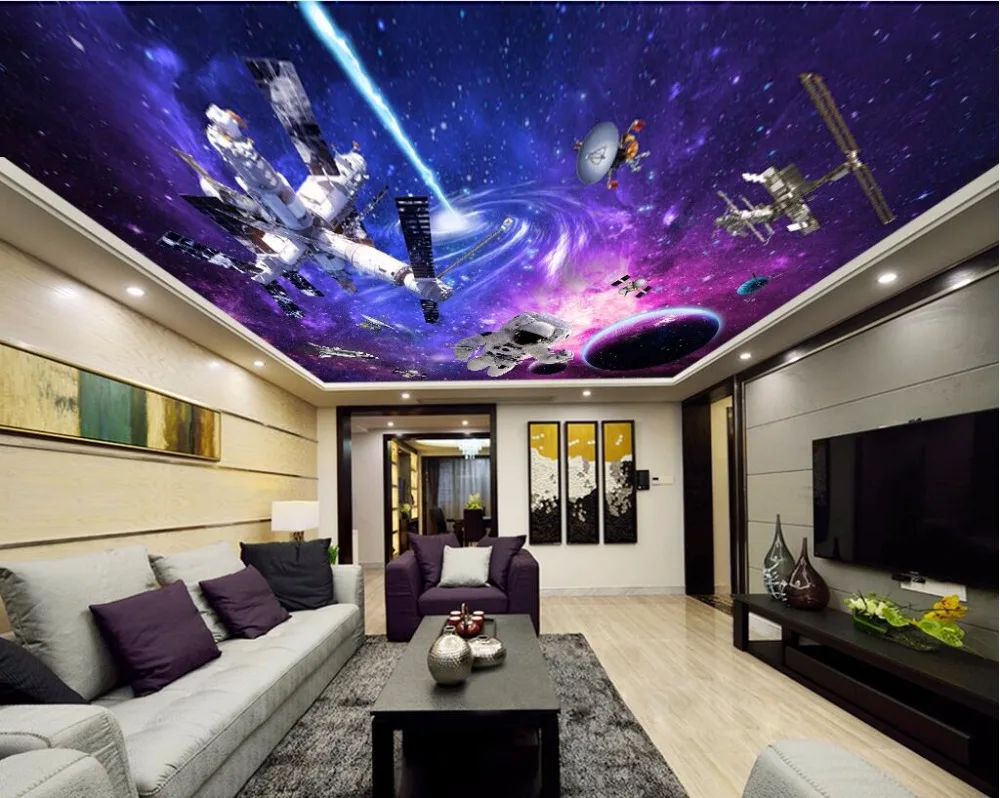 WDBH Custom 3d Ceiling Murals Wallpaper Universe Star Space WDBH Custom 3d Ceiling Murals Wallpaper Universe Star Space