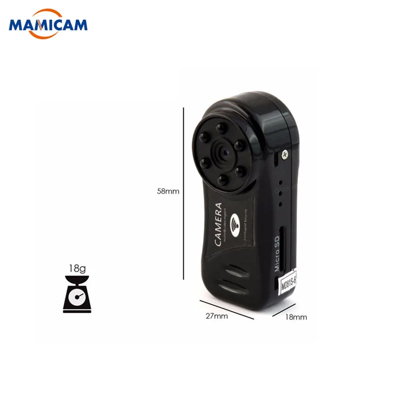 

IP Camera Mini Wifi HD 720P DVR Wireless Camcorder Video Recorder DV Infrared Night Vision Cam Motion Detection