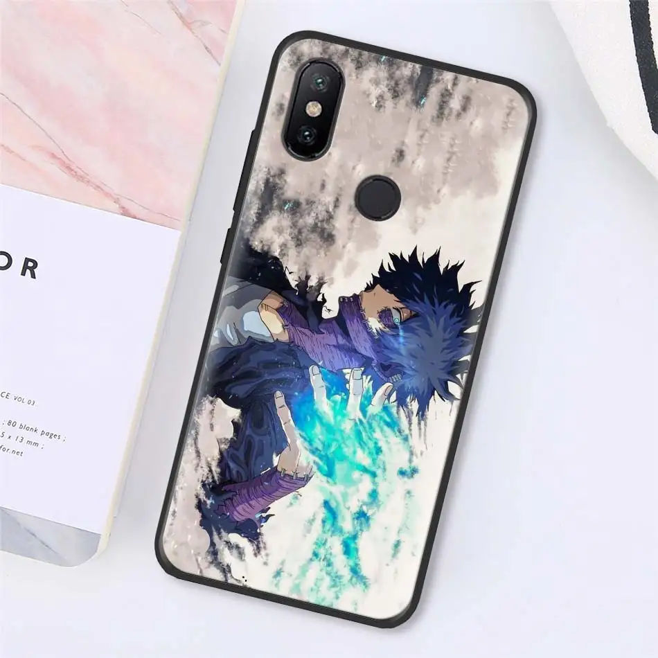 My Hero Academia Anime TPU Black Phone Case For Redmi  Note 7 Model7