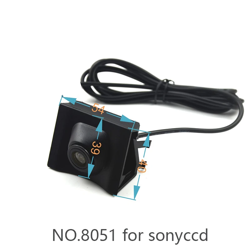 180deg CCD Автомобильная камера с логотипом спереди для Audi A6L Q5 Q7 Q3 A8, камера с логотипом бренда PAL/NTSC - Название цвета: 8051 for sonyccd