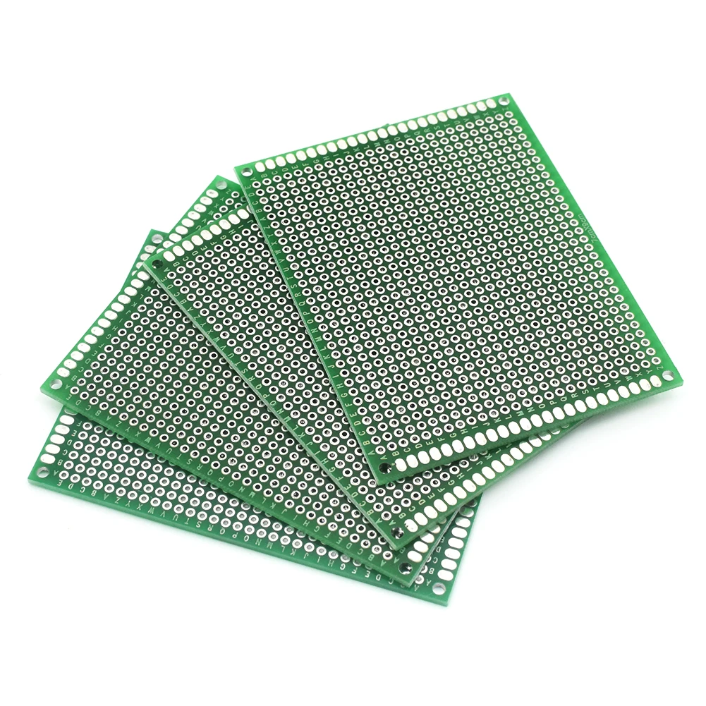 

10pieces Durable Dual Sides Pcb Breadboard Universal Printed Circuit Board Strip Prototype For Electronic Arduino DIY Projects