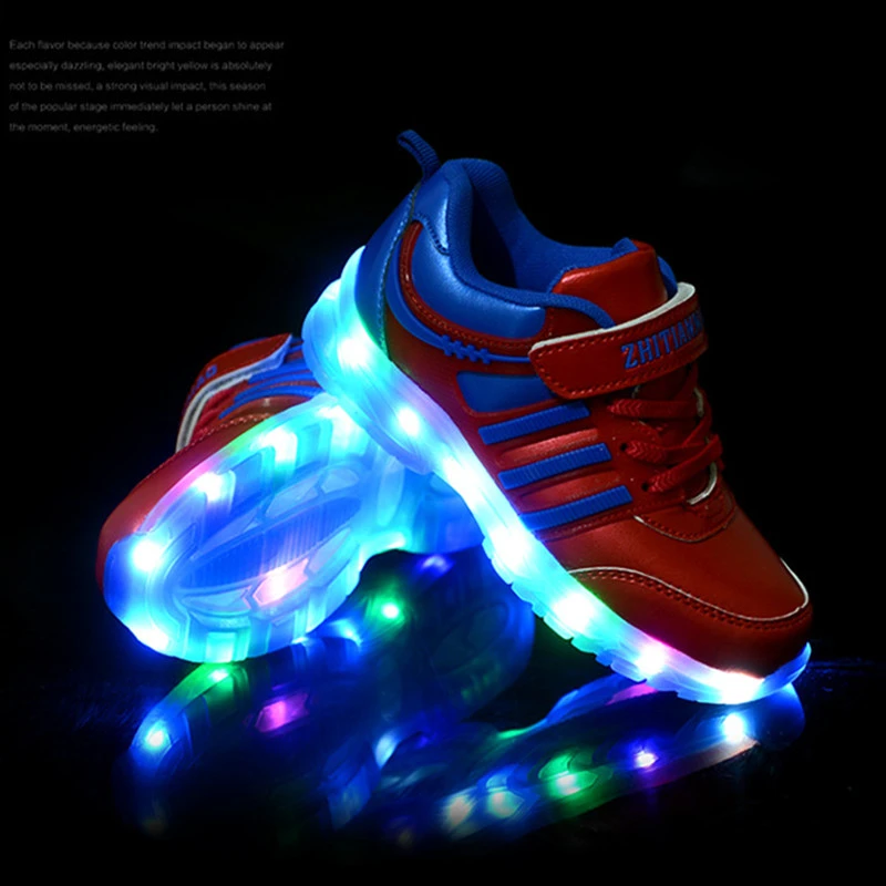 chaussure avec lumiere pour garcon