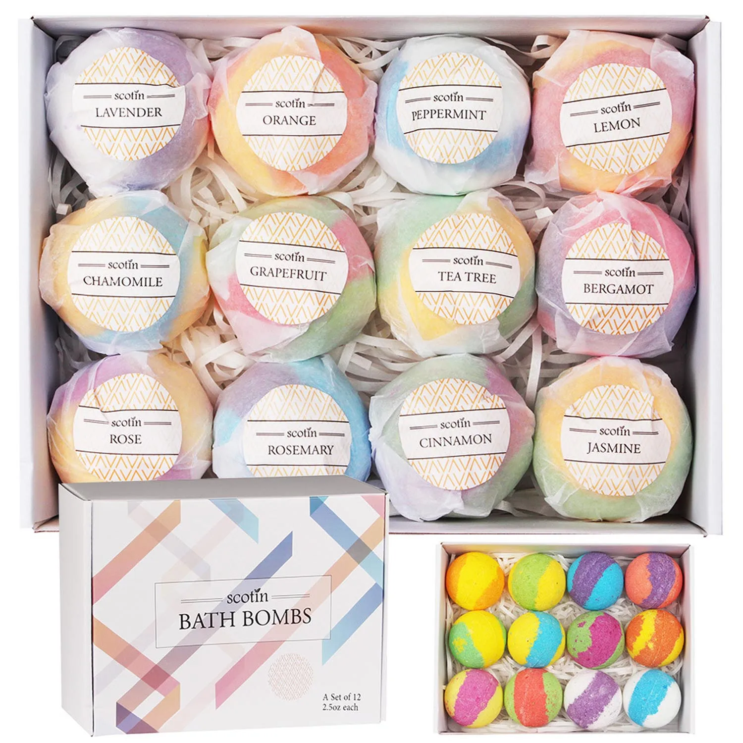 12 Pcs Natural Spa Essential Oil Bath Bombs Ball Set for Girlfriends Women Moms Christmas Birthday New Year Gifts Salt Bath Ball
12 Pcs Natural Spa Essential Oil Bath Bombs Ball Set for Girlfriends Women Moms Christmas Birthday New Year Gifts Salt Bath Ball