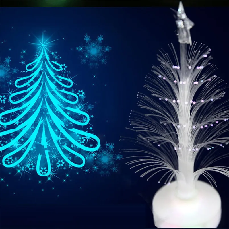 Рождественская елка изменение цвета светодиодный светильник Лампа Домашнее украшение автомобиля-Стайлинг автомобиля украшения