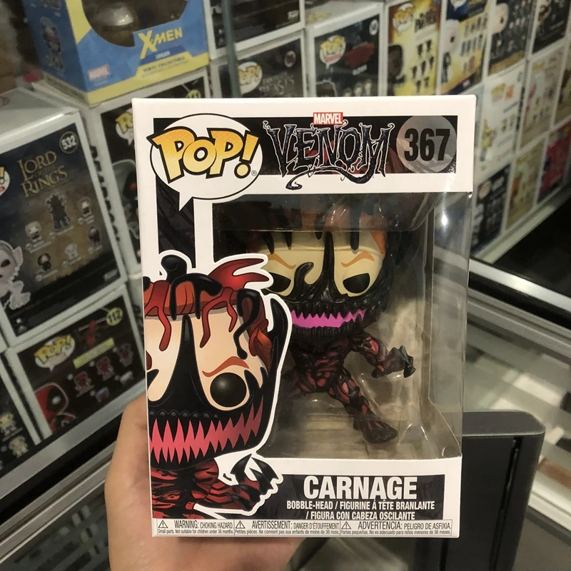 

Funko pop Official Marvel: Venom - Carnage Cletus Kasady Vinyl Action Figure Collectible Model Toy with Original Box