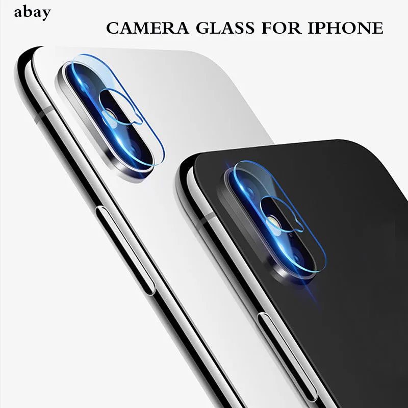 For iPhone X 8 7 6 6S Plus Accessory Back Camera Lens Screen Protector Full Cover Tempered Glass Film For iPhone XS MAX XR 5 5S