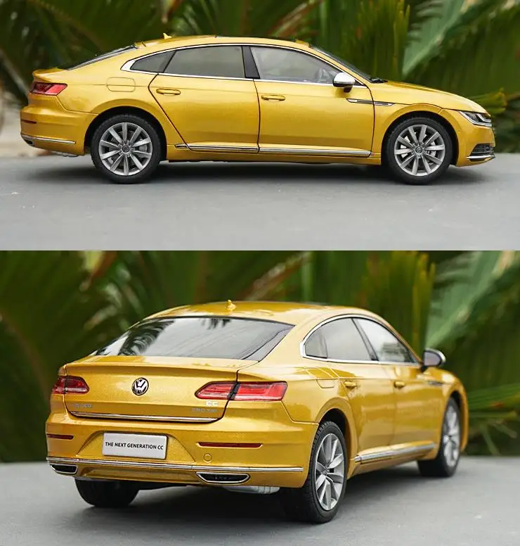 1:18 передовая Игрушечная машина из сплава, Volkswagen New CC, литая металлическая модель игрушечного автомобиля, Коллекционная модель