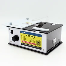 Для тонкой деревообработки пильный станок Настольная пила ручной работы DIY хобби образец прикладного искусства режущий инструмент многофункциональная скамейка токарный станок электрическая пила T555-1