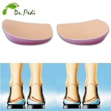 Ортопедические стельки для ног в форме O/X, массажер, Корректор осанки, половинные вставки для подушек, стельки для ухода за ногами, ортопедические стельки для ног