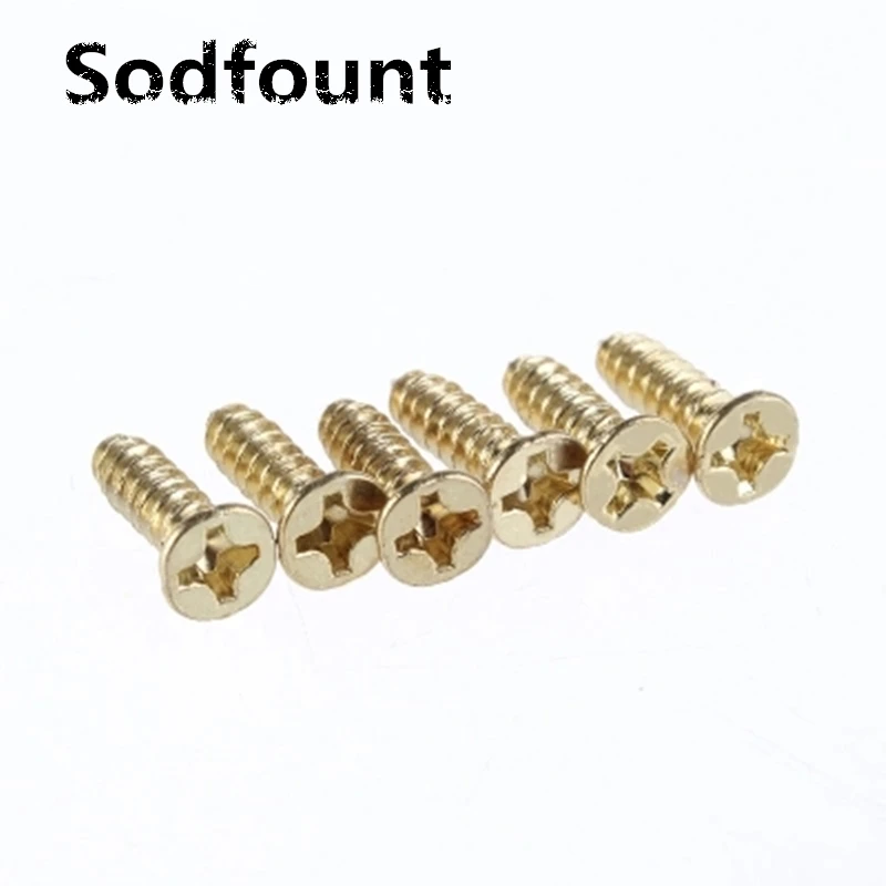 

100pcs/lot Metric Thread M2 M2.3 M2.6 M3 Cross countersunk head tapping screw Bronze KA miniature small screws