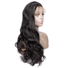 Перуанский естественная волна человеческих волос парики 13x4 предварительно вырезанные Синтетические волосы на кружеве парик для черных Для женщин 180% Плотность alibele волосы парик