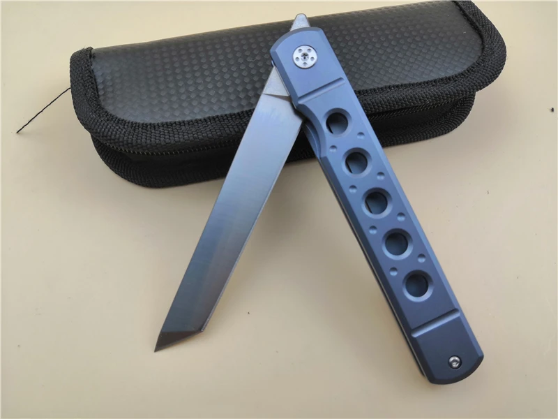 kesiwo ks67 titanium handle d2 blade folding knife flipper tactical pocket knife outdoor camping survival knife (7)