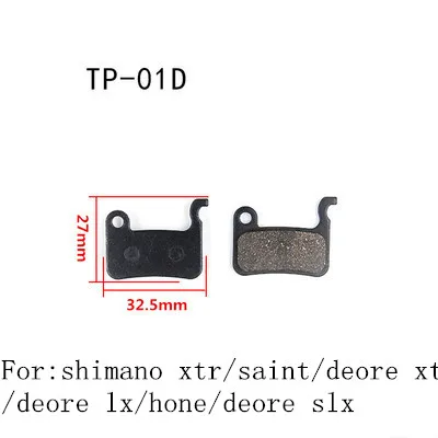 WasaFire, 4 пары/партия, полуметаллические тормозные колодки для shimano xt/sram/avid/magura/hayes/formula/tektro, гидравлические дисковые Тормозные колодки для велосипеда - Цвет: 01D