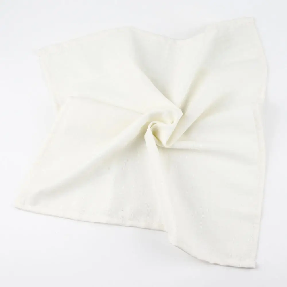 Модная ткань ярких цветов, льняная хлопковая салфетка, теплоизоляционный коврик, обеденная скатерть, салфетка, тканевые салфетки - Цвет: CJ006-4040White