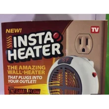 Aquecedor acessível elétrico 900w mini ventilador aquecedor de radiador máquina de parede-tomada portátil insta aquecedor para casa de escritório