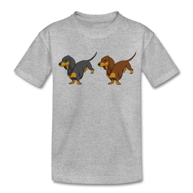 Dachshunds T Shirts Kids Short Sleeve 4T 8T Cotton T Shirt Children