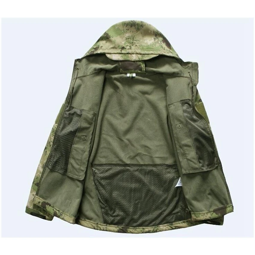 Preise Tad Taktische Getriebe Soft Shell Jacke Camouflage Freien Set Männer Armee Lässig Wasserdichte Hunter Warme Kleidung Militär Wanderung Jacke