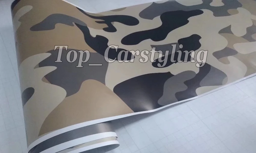 40- black gray Camouflage  Camo vinyl wrap car sticker 3M Avery Arlon Vinyl (3)