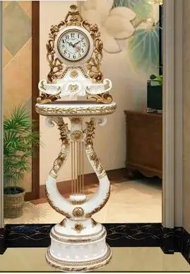Большие модные напольные часы для гостиной напольные часы и часы простые полимерные бесшумные напольные часы классический европейский стиль
