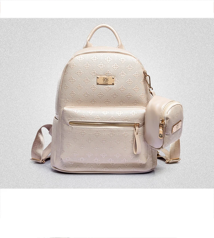Брендовый кожаный женский рюкзак с принтом, 2 шт., рюкзаки для девочек, рюкзак с буквенным принтом, модные вместительные сумки для женщин, Mochila Sac A Dos