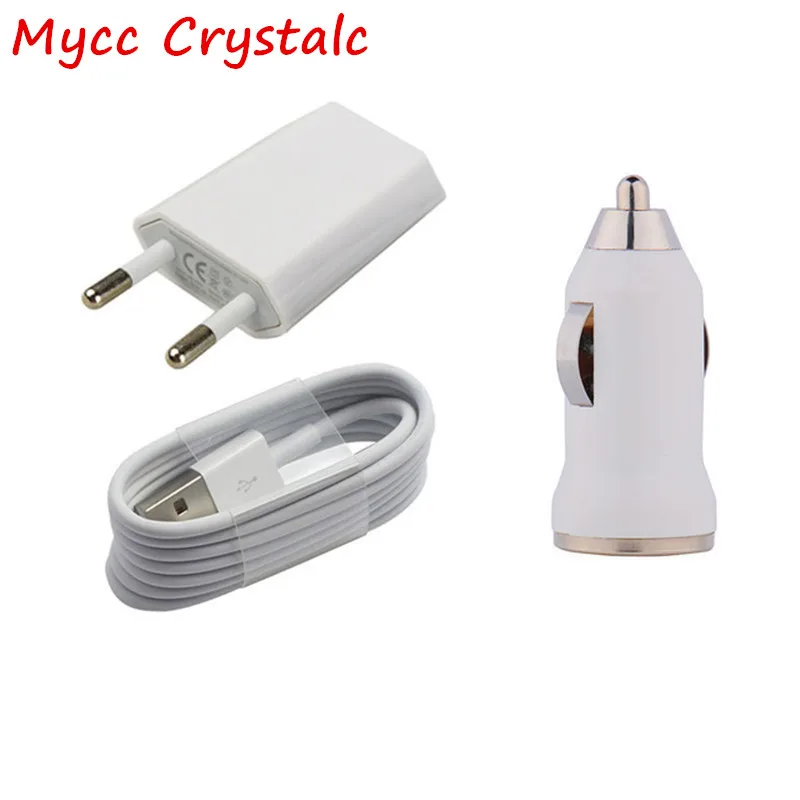 Новый USB EU штекер зарядка настеная AC для iPhone 8 Pin usb зарядный кабель + Автомобильное