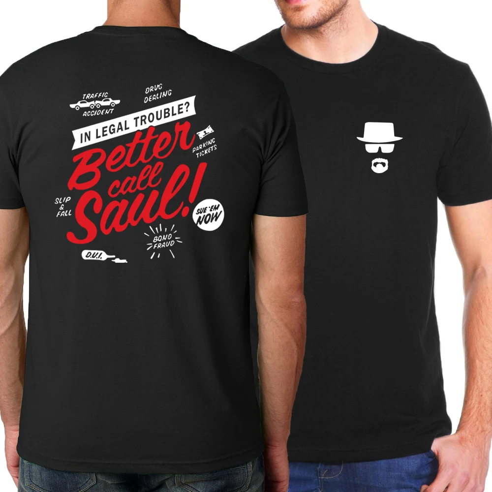 

T-shirt Movie Fans Breaking Bad Heisenberg 2019 summer short sleeve men's T-shirts O-neck t shirt men cotton punk top sportswear