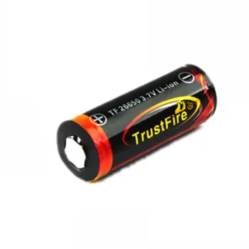 

4pcs TrustFire 3.7V 26650 5000mAh Li-ion Rechargeable Battery Bateria with Protected PCB for LED Flashlights Headlamps