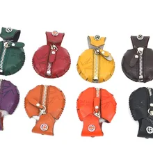 Натуральная кожа брелока крышка Держатель для мини JCW Cooper S Countryman один ключ чехол круглой формы в свет