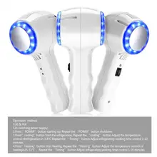 Горячий Холодный Молоток, массажер для лица, подтяжка кожи, анти-старение, голубой фотонный массажер, машина для ухода за кожей, инструменты для красоты, устройство с европейской вилкой