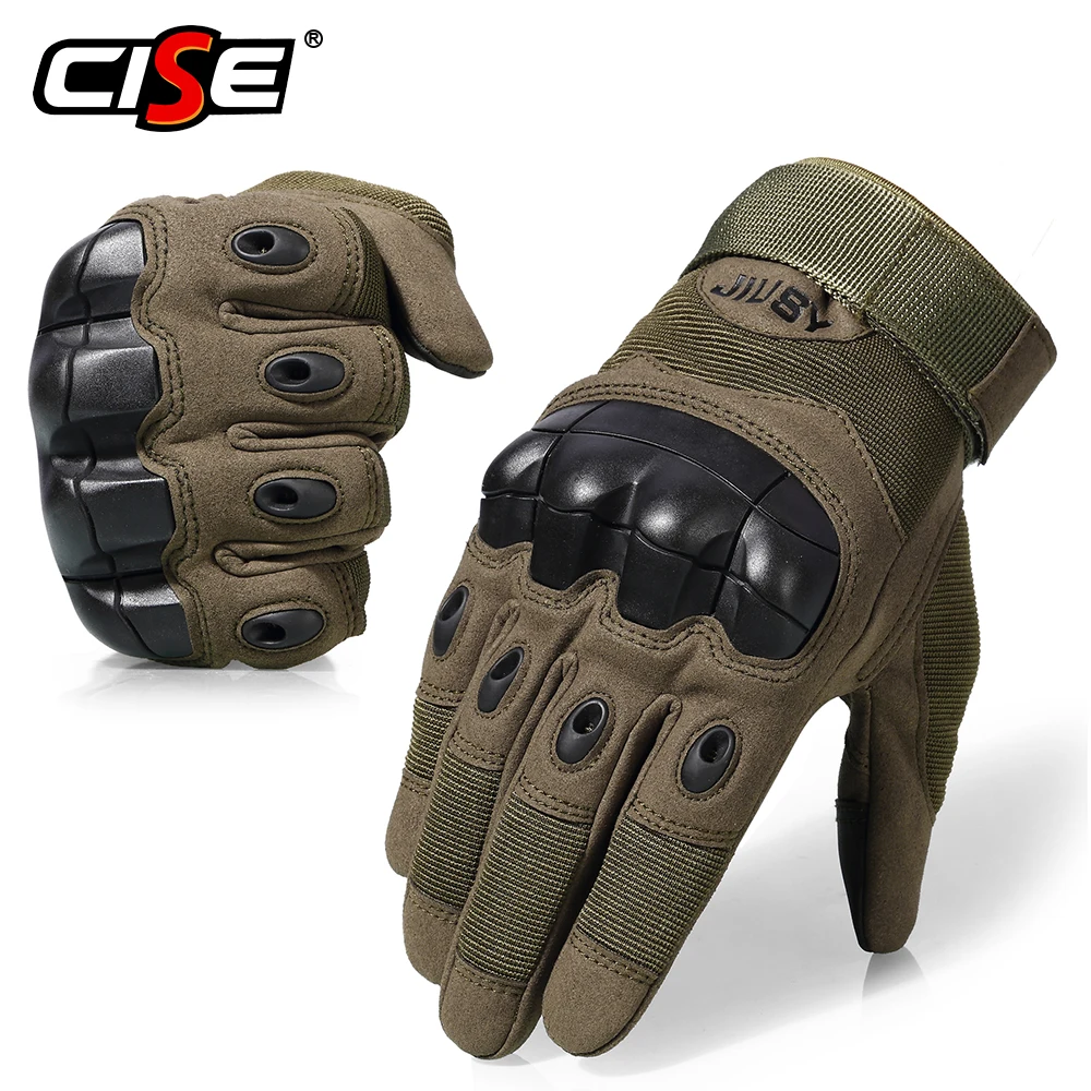 Touch Screen Motorcycle Full Finger Gloves Motocross Protective Gear Motorbike Racing Rubber Hard Knuckle Outdoor for Men Women