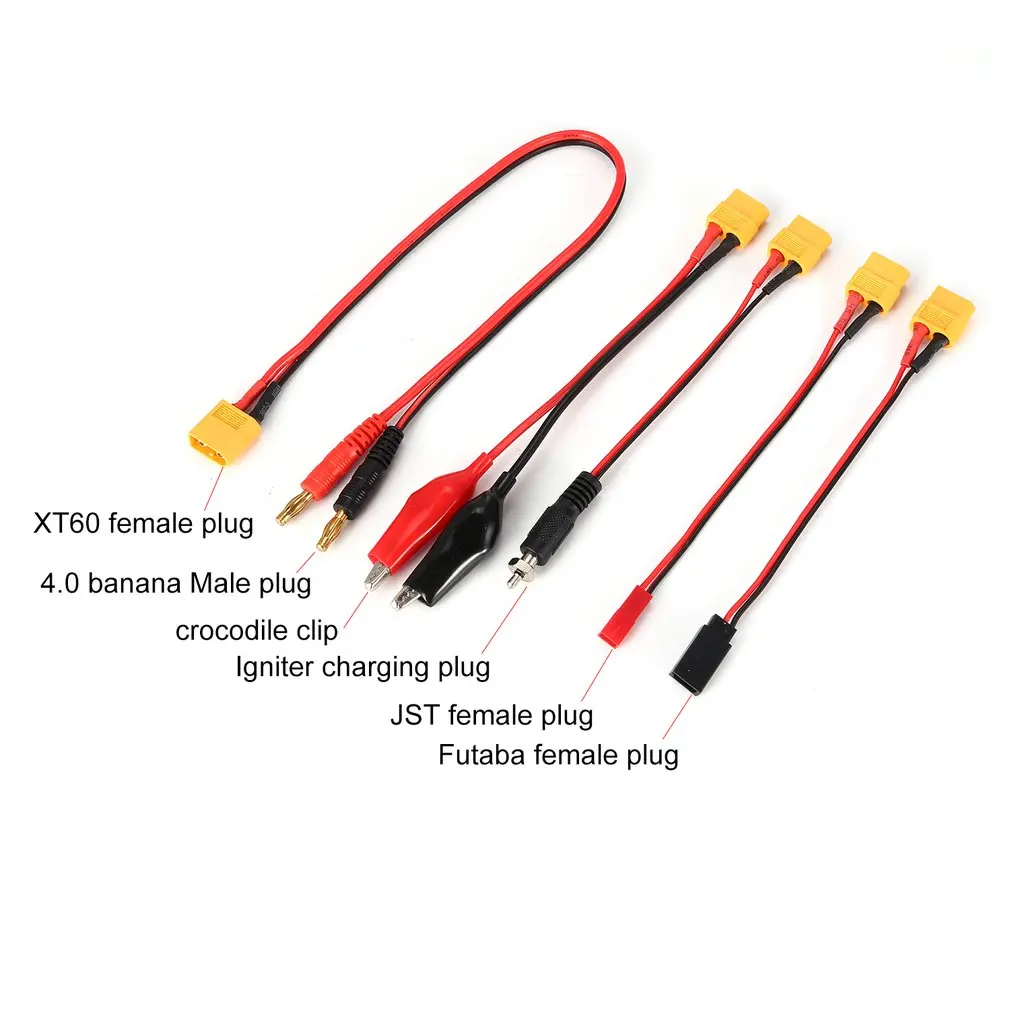 1 комплект XT60 Подключите один female до 2 штепсельные Разъемы разъем провода Кабельный адаптер-переходник мульти Подключите кабель для зарядки для Квадрокоптер с дистанционным управлением