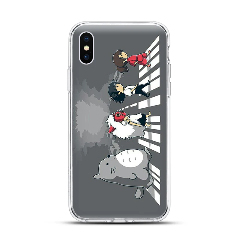 Ghibli Тоторо Чехол для мобильного телефона iPhone 12 11 Pro X XR XS Max SE2020 7 8 6 6s Plus 5S мини